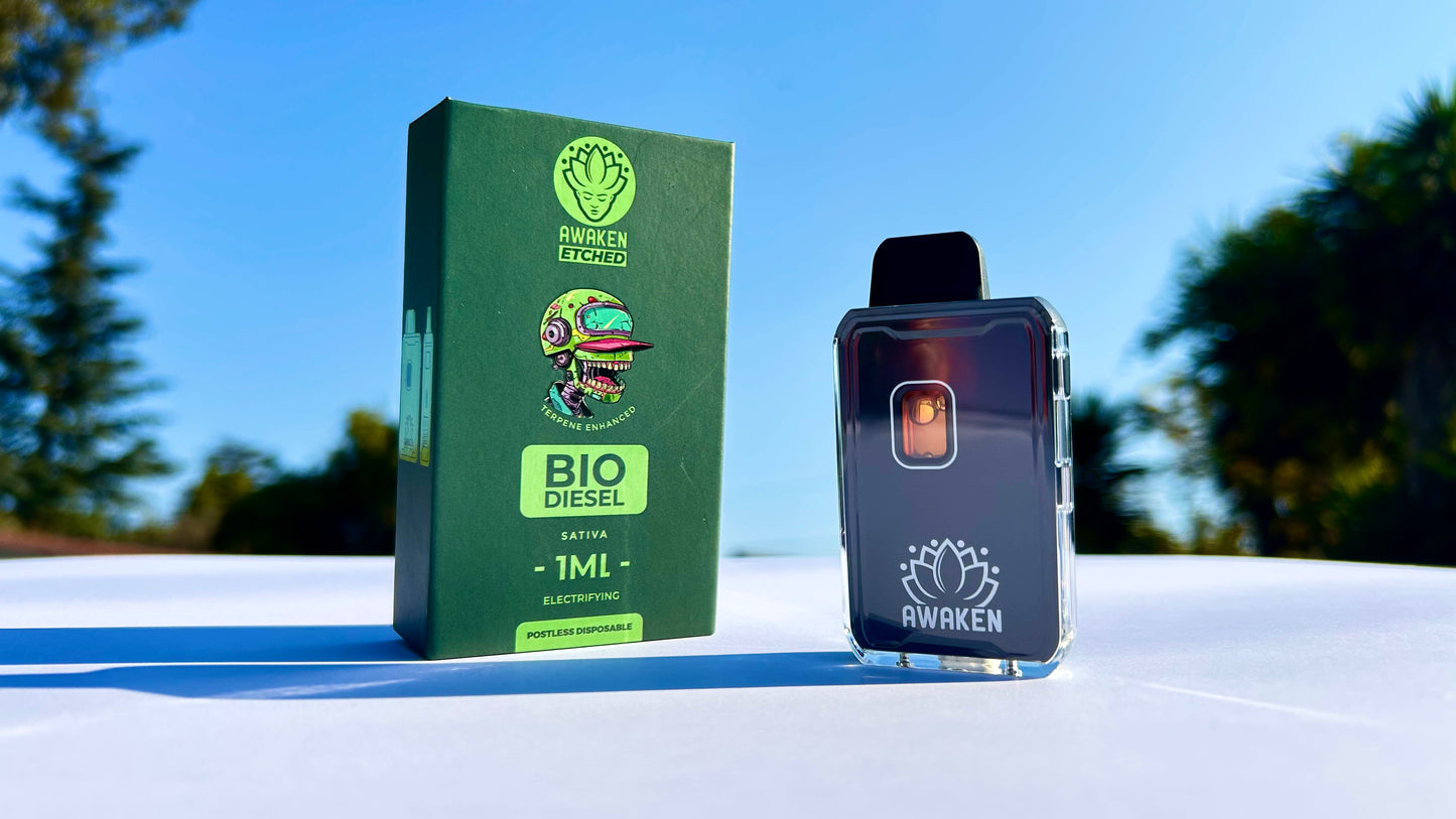 Awaken Etched Disposable Vape - “Bio Fuel”