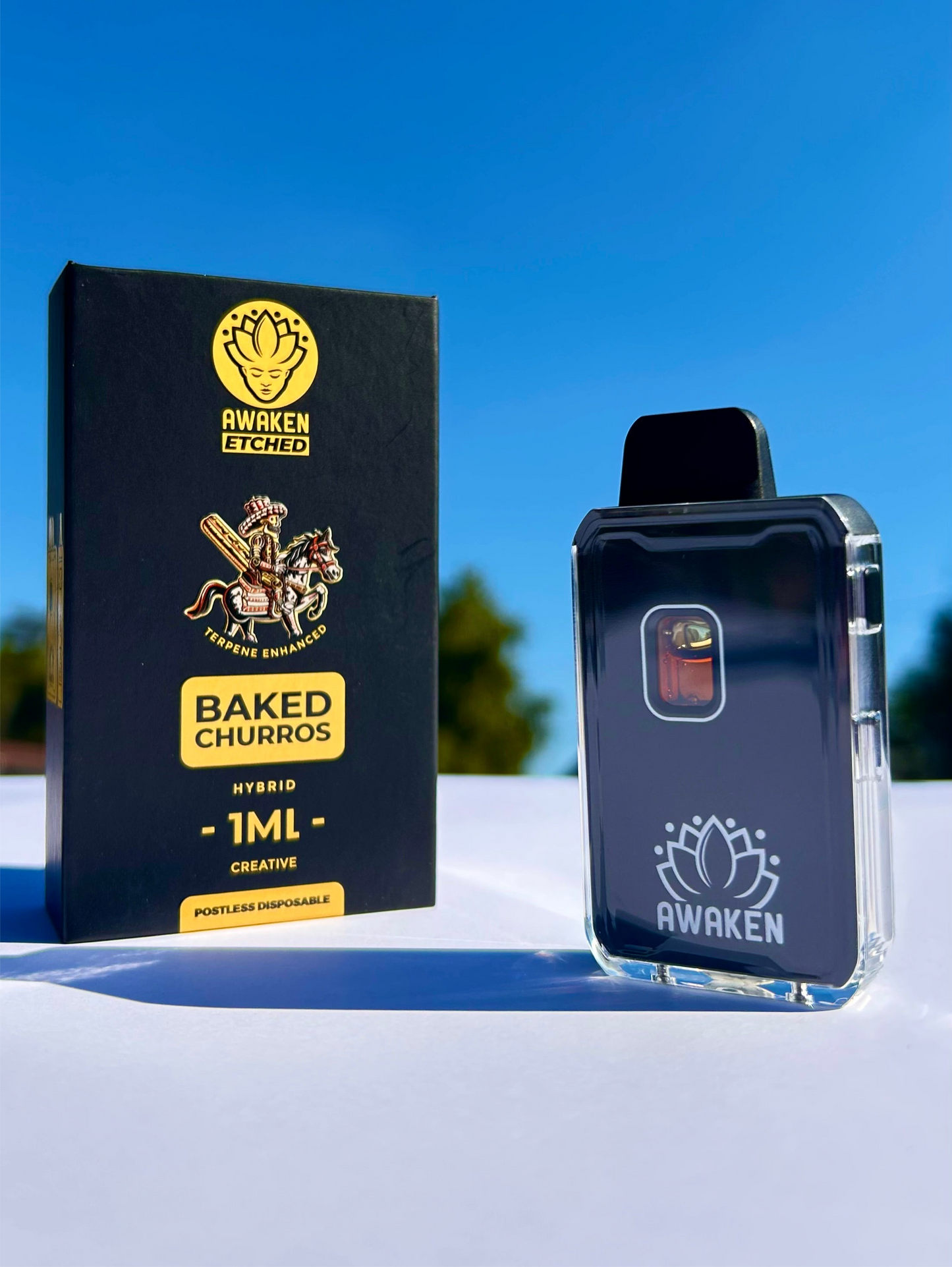 Awaken Etched Disposable Vape - “Baked Churros”