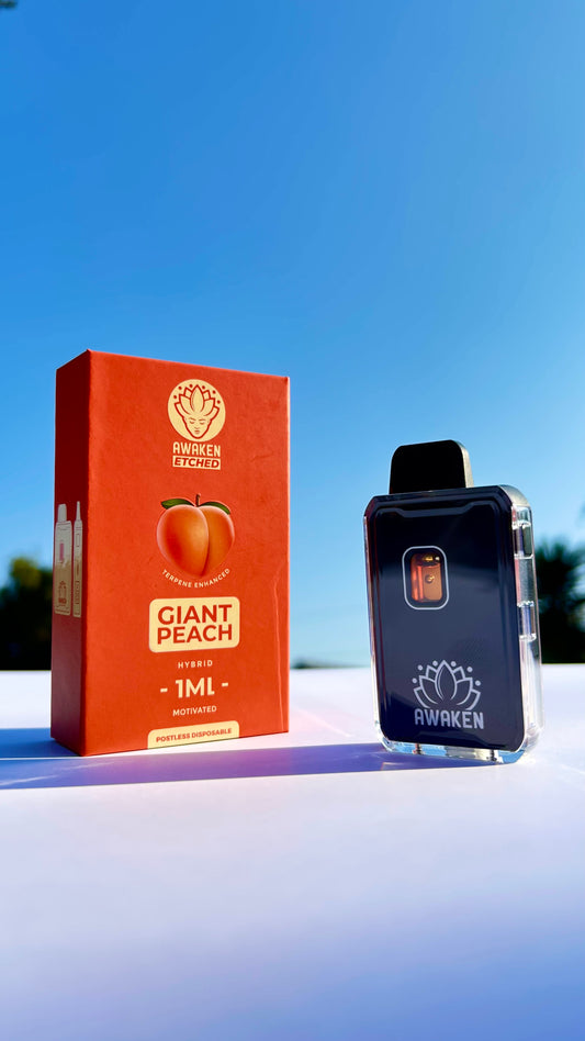 Awaken Etched Disposable Vape - “Giant Peach”