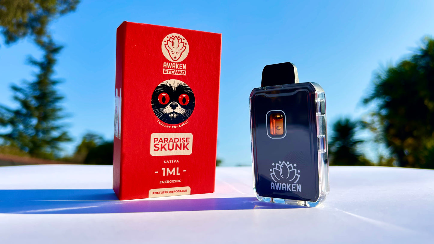 Awaken Etched Disposable Vape -“Paradise Skunk”