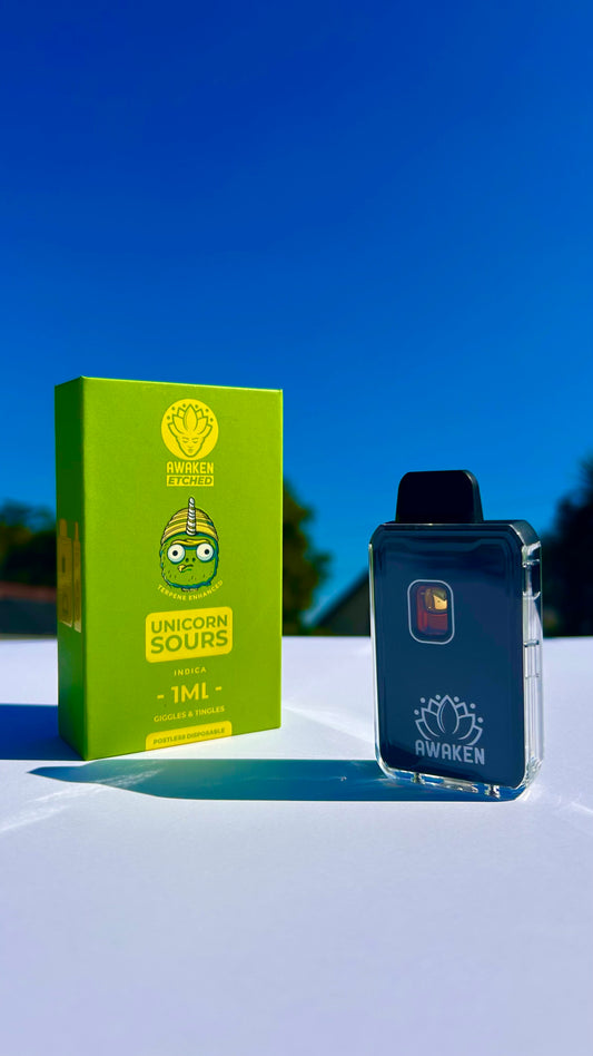 Awaken Etched Disposable Vape - “Unicorn Sours”