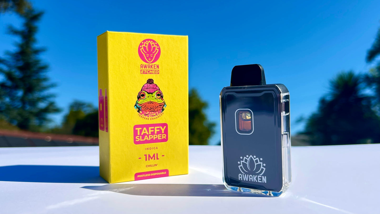 Awaken Etched Disposable Vape - “Taffy Slapper”
